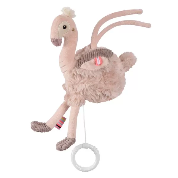 Baby Fehn Mini hrací plameňák, Pink