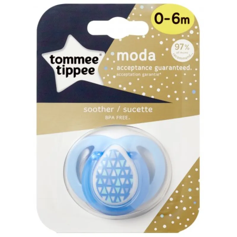 Tommee Tippee Šidítko C2N silikon Moda 0-6m