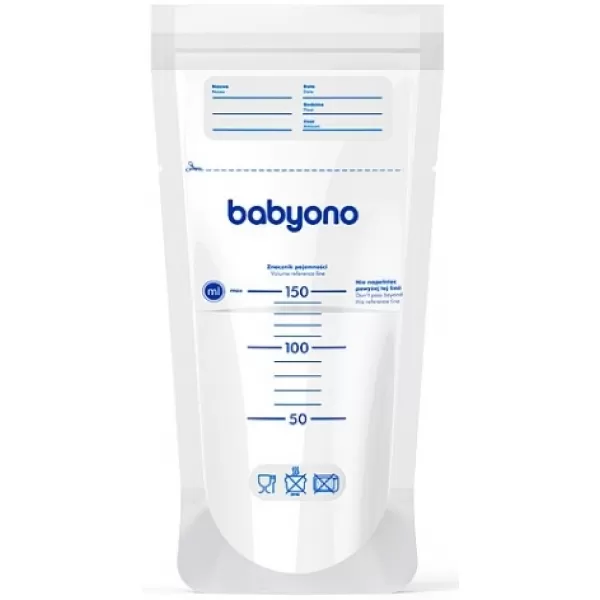 BabyOno Sáčky na mateřské mléko 150ml, 20ks