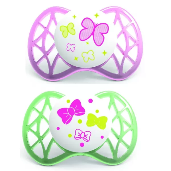 Nuvita Střední symetrické dudlíky 6M+ 2ks