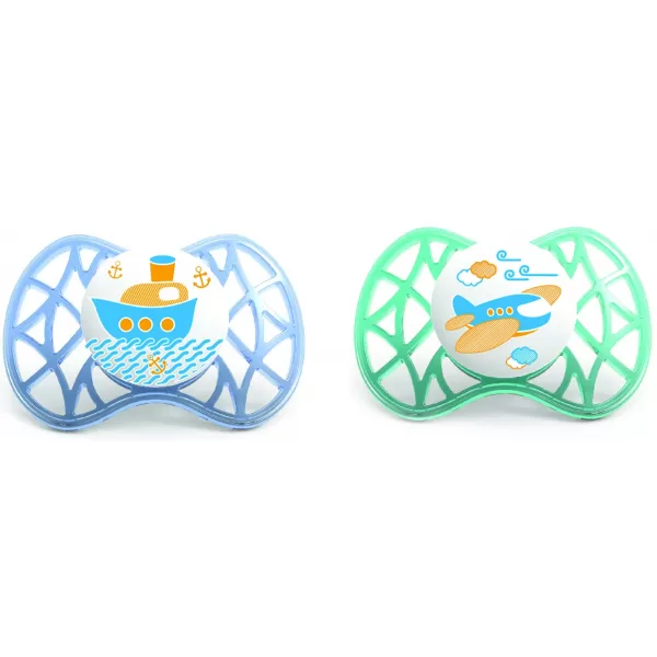 Nuvita Střední ortodontické dudlíky 6M+ 2ks