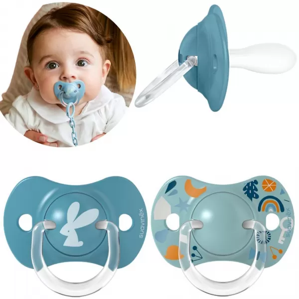 Suavinex DUDLÍK SX PRO FYZIOLOGICKÝ S 0/6M 2KS FOREST