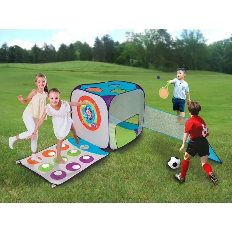Ludi Skládací hrací stan Sport 6v1