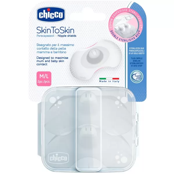 Chicco Chránič bradavek SkinToSkin silikon 2 ks