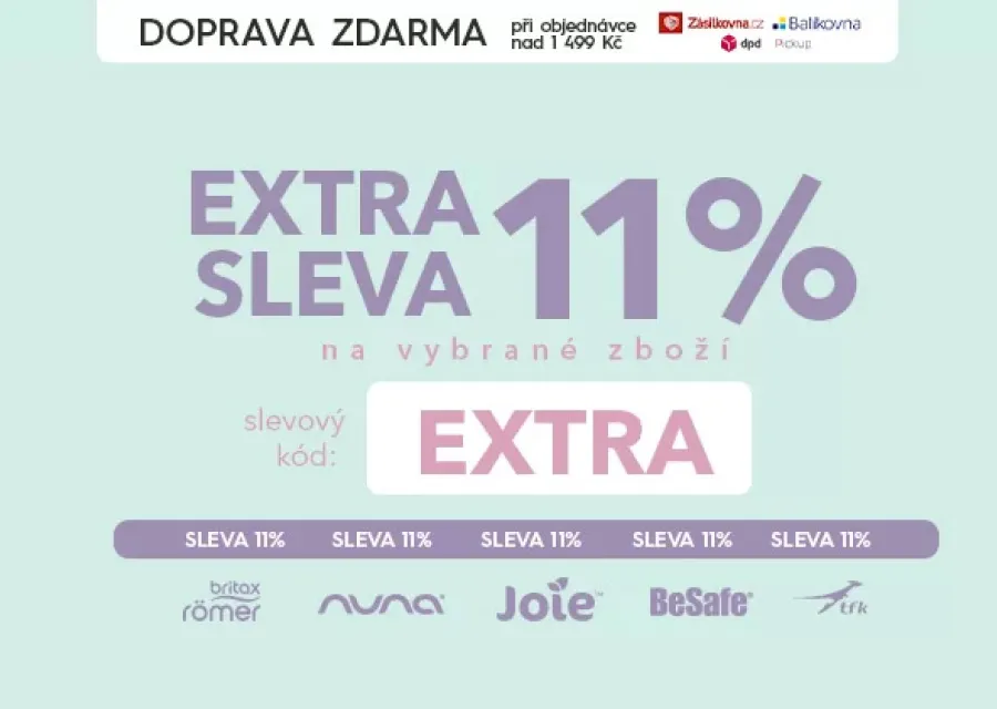 Akce Bibik: EXTRA SLEVA 11%