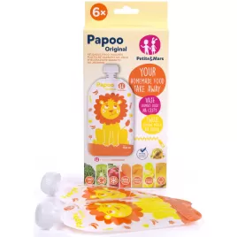 Petite&mars Kapsička na jídlo Papoo Original 6ks