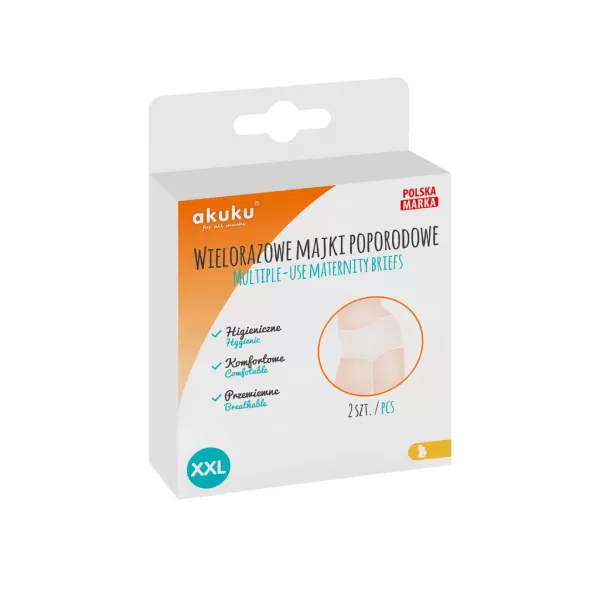 Akuku Poporodní kalhotky pro opakované použití vel.XXL
