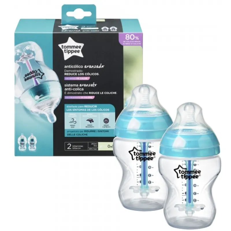 Tommee Tippee Kojenecká láhev C2N ANTI-COLIC 260ml 2ks 0m+