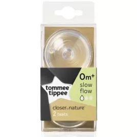 Tommee Tippee Náhradní savičky C2N pomalý průtok 0+ 2ks