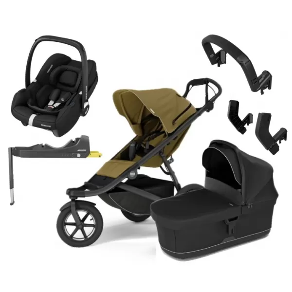 Thule Urban Glide 3 + Bassinet + Maxi Cosi