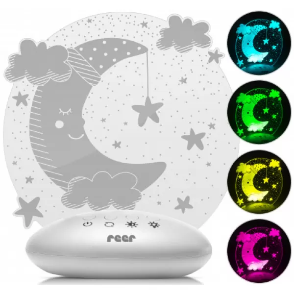 Reer LED barevné světlo měsíc