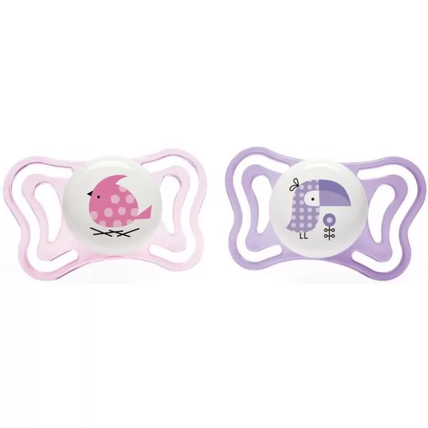 Chicco Šidítko Physio Light, silikónové, 2-6m+, 2ks