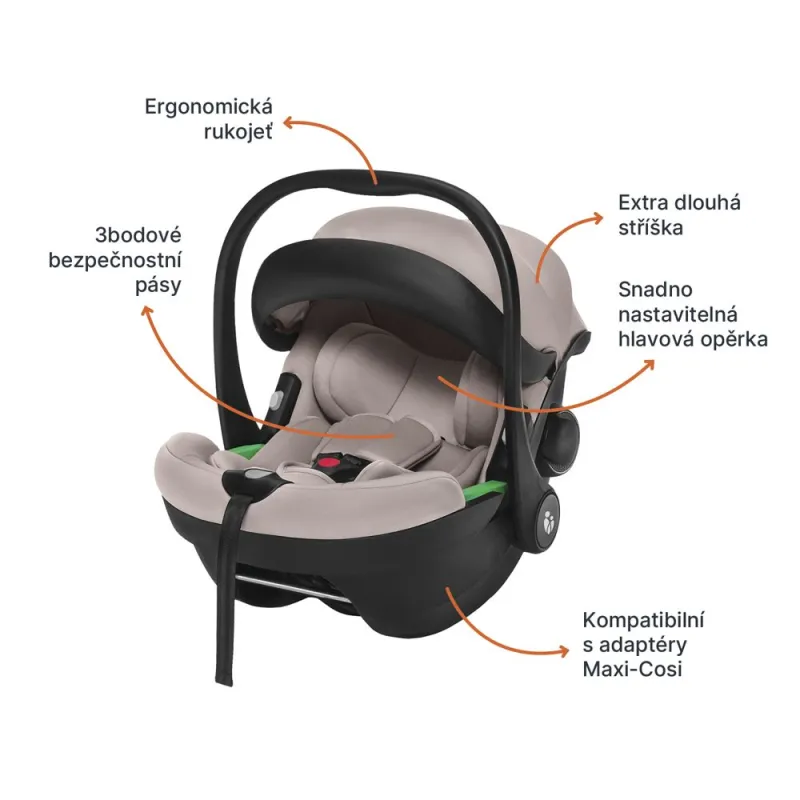 Zopa Autosedačka XM Plus i-Size bundle