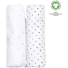 Motherhood Plenka mušelínová BIO 2ks 85x85cm