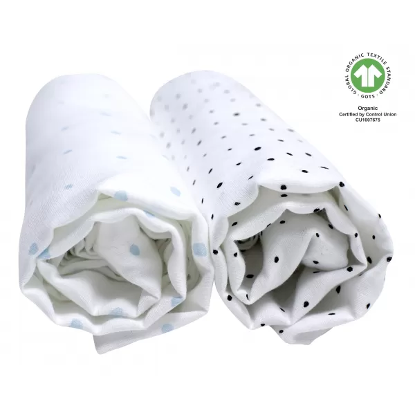 Motherhood Plenka mušelínová BIO 2ks 85x85cm