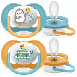 Philips AVENT Šidítko Ultra air Zvířátko 6-18m, 2 ks
