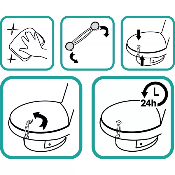 Zopa Zámek skříněk ohebný 2ks