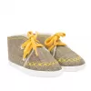 New Baby Kojenecké capáčky tenisky jeans mustard 0-3 m