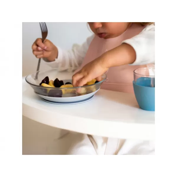 Beaba Jídelní sada skleněná s přísavkami