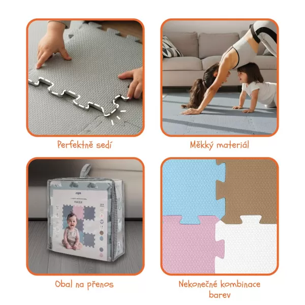 Zopa Pěnová podložka Puzzle 30x30 cm 9ks