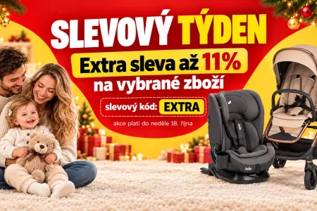 Slevový týden BÍBÍK: kočárky, autosedačky a výbava chytře