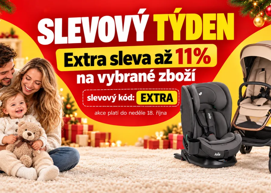 Slevový týden BÍBÍK: kočárky, autosedačky a výbava chytře