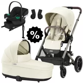 CYBEX Set Balios S Lux + korba + adaptéry + autosedačka + základna
