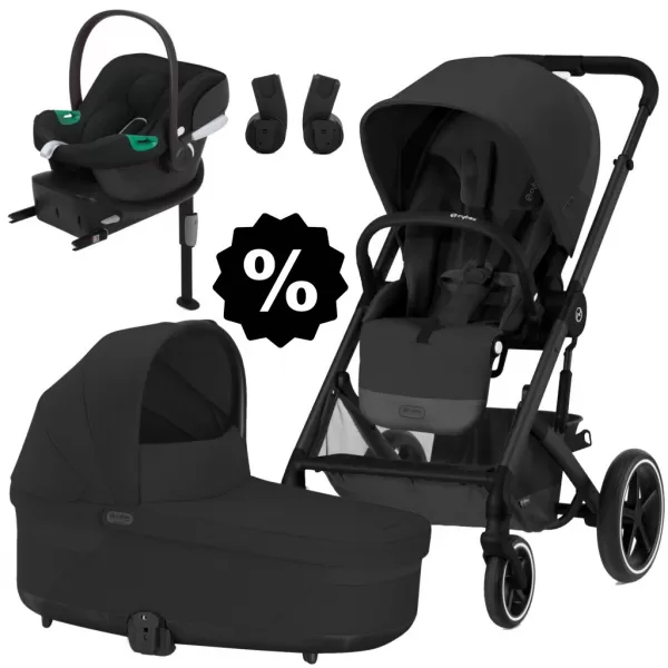 CYBEX Set Balios S Lux + korba + adaptéry + autosedačka + základna