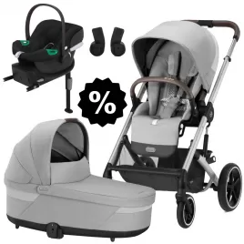 CYBEX Set Balios S Lux + korba + adaptéry + autosedačka + základna