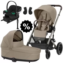 CYBEX Set Balios S Lux + korba + adaptéry + autosedačka + základna
