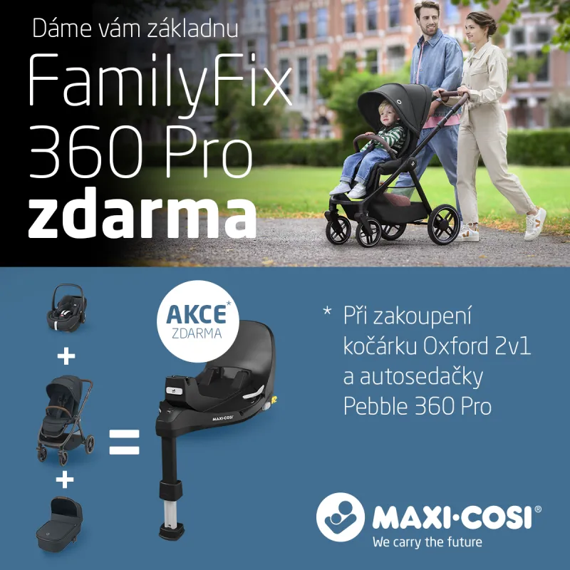 Maxi Cosi Set Oxford + korba + adaptéry + autosedačka + základna