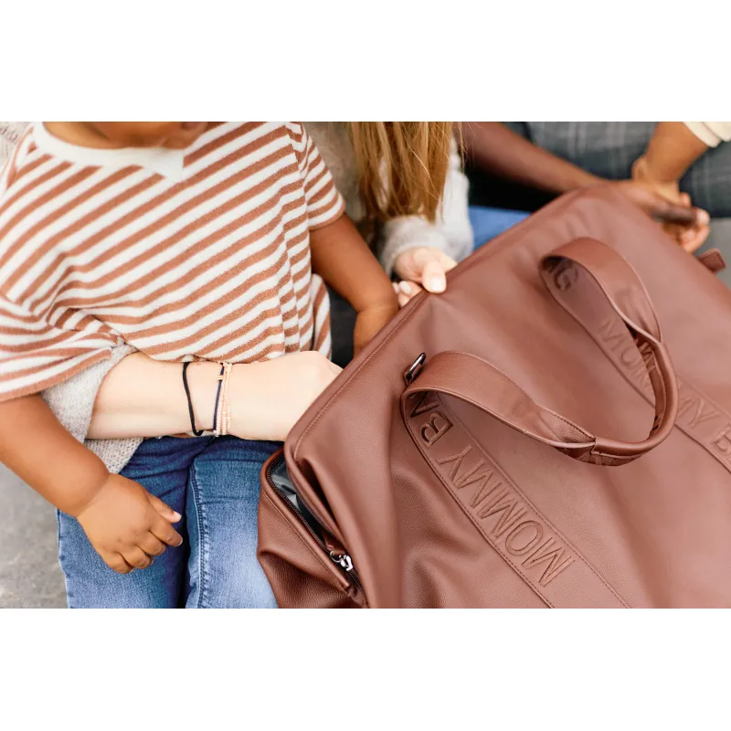 Childhome Přebalovací taška Mommy Bag Signature Vegan Leather