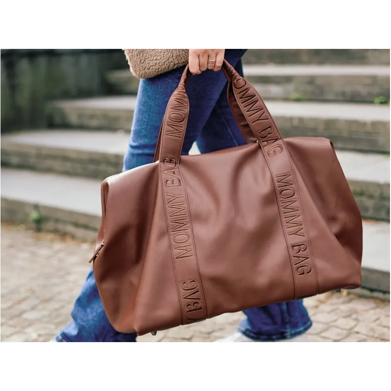 Childhome Přebalovací taška Mommy Bag Signature Vegan Leather