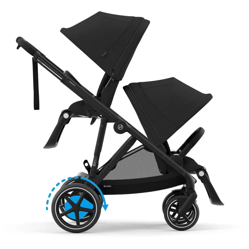 CYBEX e-Gazelle S + 2x Gazelle S Cot + sedačka ke golfové konfiguraci