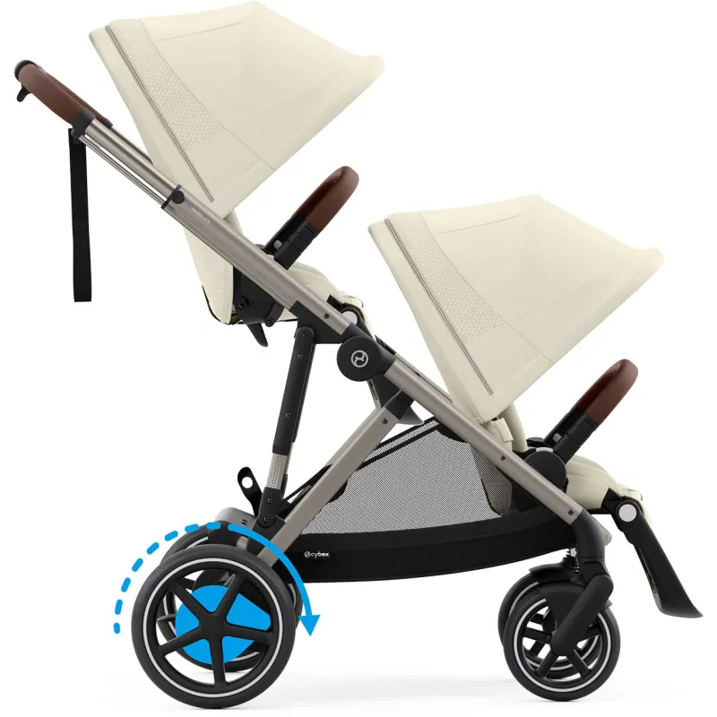 CYBEX e-Gazelle S + 2x Gazelle S Cot + sedačka ke golfové konfiguraci