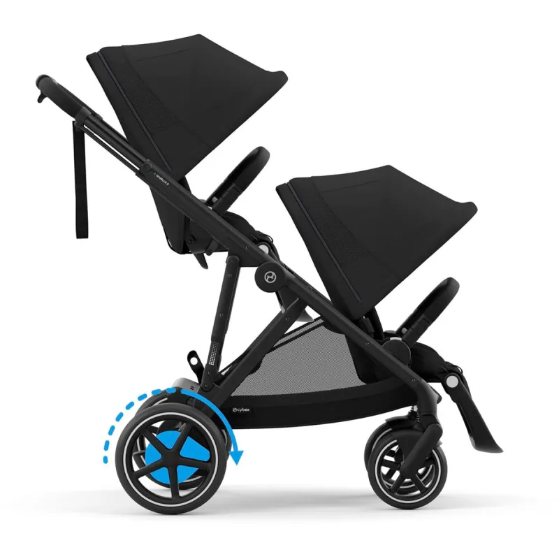CYBEX e-Gazelle S + 2x Gazelle S Cot + sedačka ke golfové konfiguraci