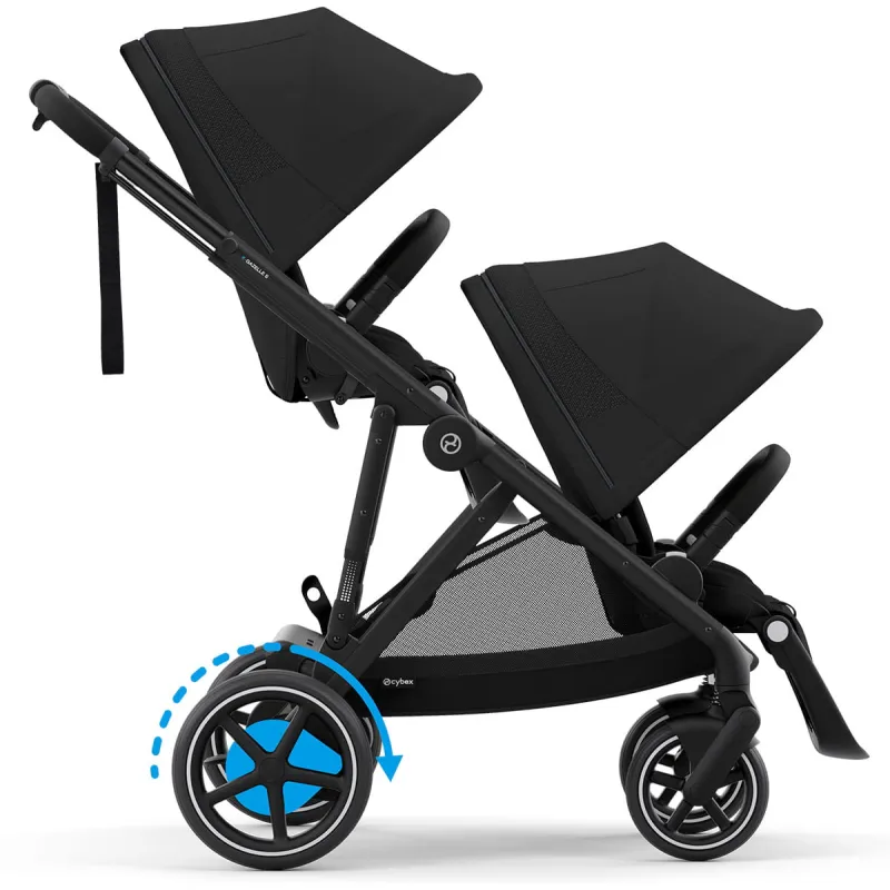 CYBEX e-Gazelle S + 2x Gazelle S Cot + sedačka ke golfové konfiguraci