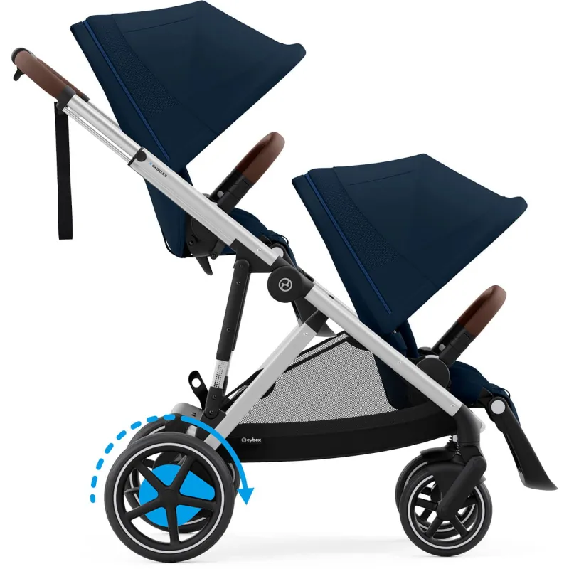 CYBEX e-Gazelle S + 2x Gazelle S Cot + sedačka ke golfové konfiguraci
