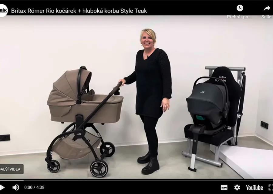 Videorecenze Britax Römer kočárek Rio Style – elegance, pohodlí a praktičnost