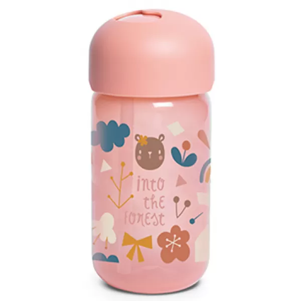 Suavinex Lahvička s brčkem FOREST 340 ml