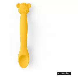 SUAVINEX Silikonová lžička OPIČKA