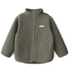 LEOKID Fleecová bunda Theo Vetiver Green vel. 110