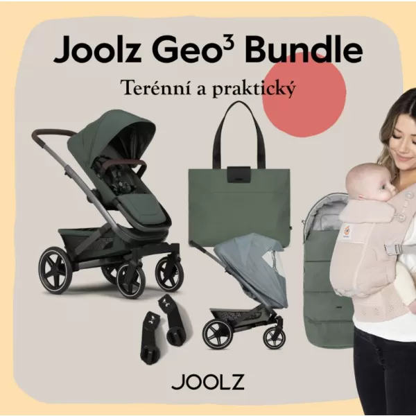 JOOLZ Geo3 kompletní set + DÁRKY a NOSÍTKO ERGOBABY