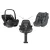 KikkaBoo Set i-Class 360 i-SIZE Autosedačka 40-87cm + Autosedačka 40-105cm + Základna otočná